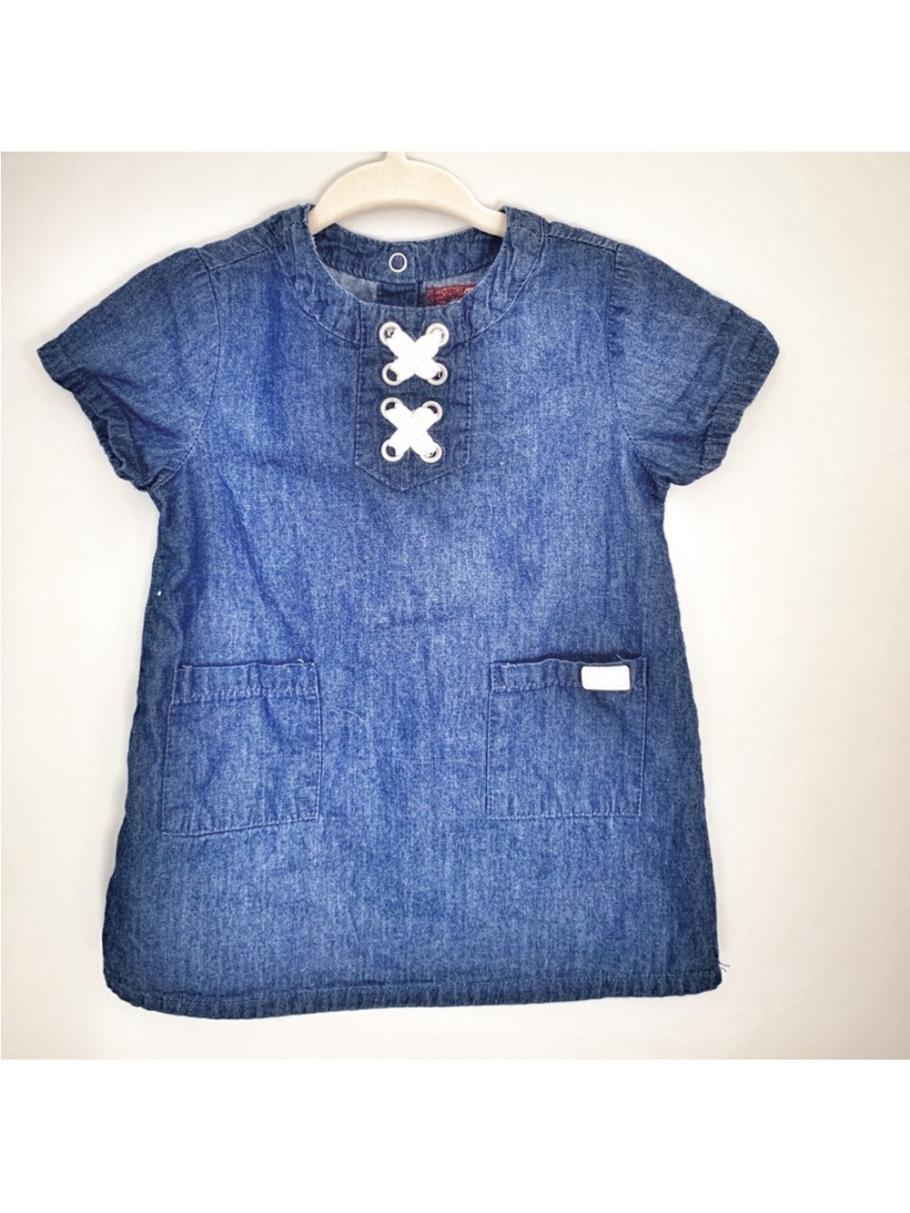 7 For All Mankind Baby Denim Tunic - Blue